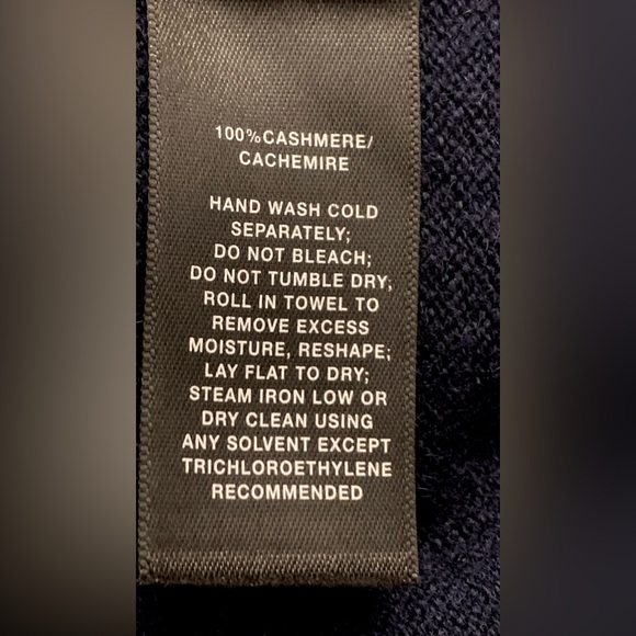 Lafayette 148 NY 100% CASHMERE Sweater Dress Navy Blue Fall Winter Womens S 4 6 - Picture 5 of 5